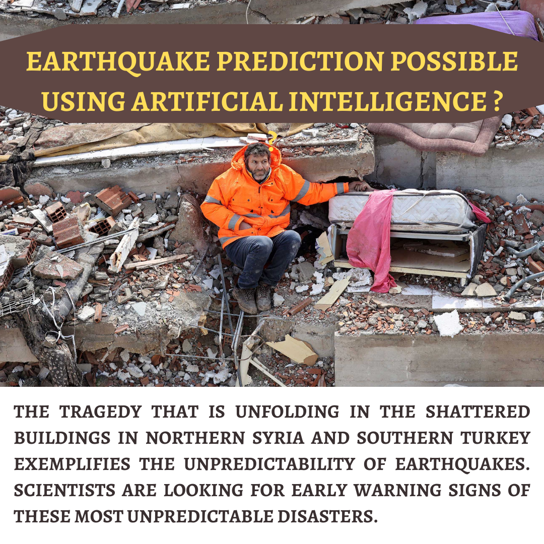 Is it possible to predict earthquakes using artificial intelligence