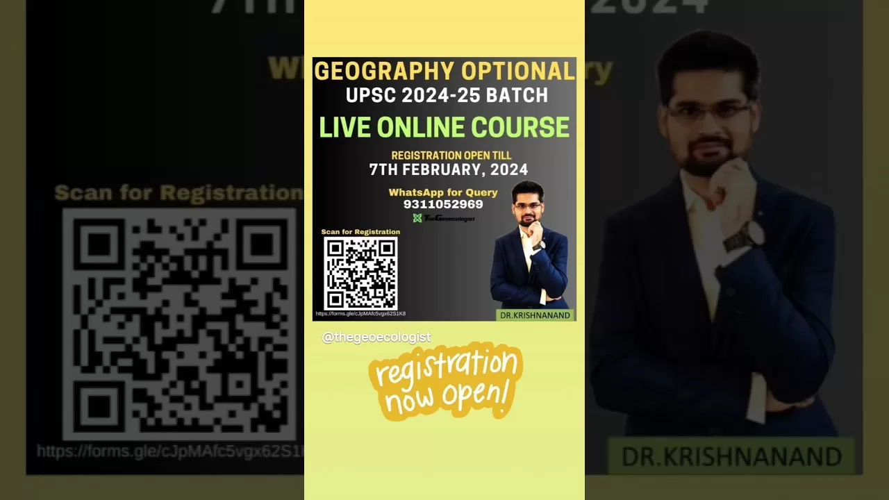 Best Geography Optional Course Upsc Shorts My Geo Beats