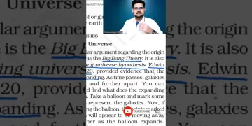 Big bang theory- Expanding Universe Hypothesis #shorts