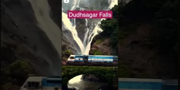 Dudhsagar Falls- Mandovi River #goa #shorts