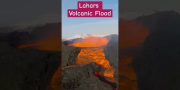 Lahars- Volcanic Flood #volcanic #viral #shorts
