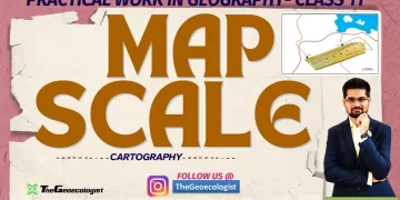 Map Scale - Chapter 2 - NCERT  Class 11  - TheGeoecologist