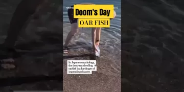 Dooms Day- Oar Fish Spotted #oarfish #doomsday #viralvideo #shorts