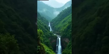 Why Cherrapunji Rains So Much? ☔🌧️ #shorts