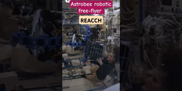 Astrobee robotic free-flyer -Reacch #sunitawilliams #iss #nasa #viralvideo #shorts