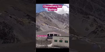 Chumathang Hot Springs- Geothermal Energy - Ladakh #shorts