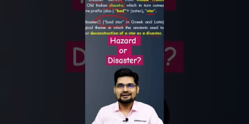 Difference between Hazards and Disasters- upsc #shorts