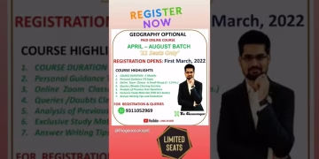 Geography Optional For UPSC- Online Classes- Geoecologist #shorts