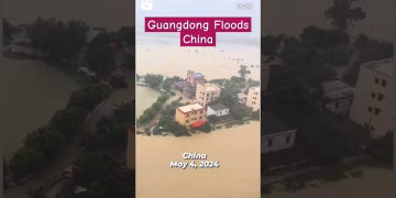 Guangdong Floods- China #viral #disasters #climatechange #shorts