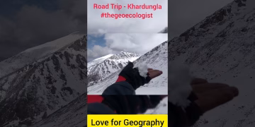Khardungla Road Trip- geoecologist#shorts