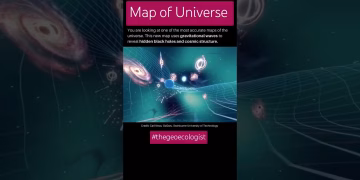 Map of Universe #blackholesexplained #universe #nasa #viralshorts