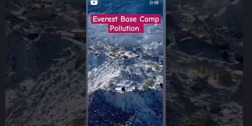 Mount Everest Base Camp - Waste Dump #everestbasecamp #viral #shorts
