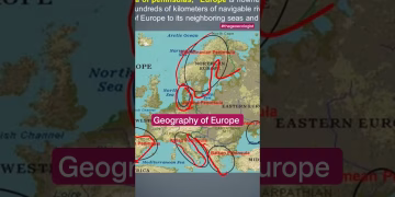 Peninsulas within a Peninsula-Europe #upsc #viralvideo #shorts