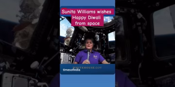 Sunita Williams wishes happy diwali #sunitawilliams #nasa #shorts