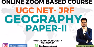 UGC NET GEOGRAPHY PAPER 2 -ONLINE COURSE -Geoecologist