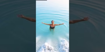 Why Does the Dead Sea Let You Float Without Swimming? 🏊‍♂ #shorts