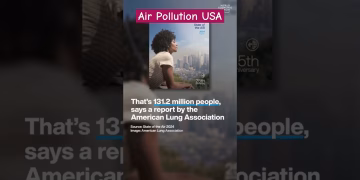 Air Pollution in America -American Cities Air Pollution #viral #shorts