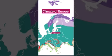Climate of Europe - Climatic zones of Europe #upsc #shorts