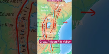 East African Rift Valley- African Lakes on rift valley #upsc #shorts