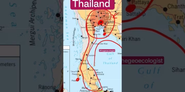 Geography of Thailand - Bangkok #southeastasia #shorts