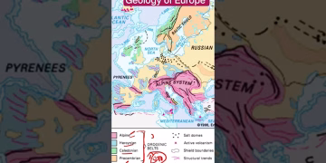 Geology of Europe - Geography of Europe #upsc #viralshorts #shorts
