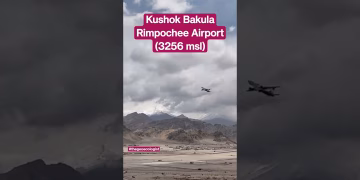 Kushok Bakula Rimpochee Airport -Leh(Ladakh)- India #shorts