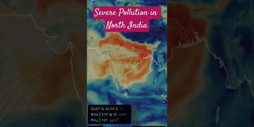 Severe Pollution across North India #delhipollution #healthemergency #viralvideo #shorts