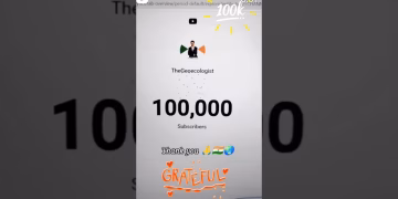 We are #100k strong now #thegeoecologist  #gratitude #shorts