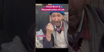 Cloud burst & Reconstruction of Leh- Ladakh - India #shorts