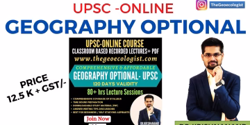 Geography Optional Course- UPSC(online)- Geoecologist #upsc