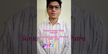 Santosh Kumar Patra-Rank 409 #upsc2024 #geographyoptional #shorts