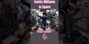 Sunita Williams working on Astrobee #sunitawilliams #iss #nasa #shorts