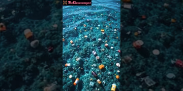 The Great Pacific Garbage Patch A Floating Disaster! 🚢 #shorts