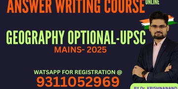 Best answer writing course for geography optional-upsc
