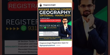 Geography Optional Test Series #upscmains #mains2024 #viral #shorts