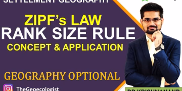 Rank Size Rule -Zipf's Law-Settlement Geography-Geoecologist