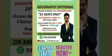 Registrations Open for Geography Optional Online classes...link in Description 👍🔥