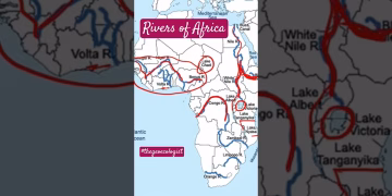 Rivers of Africa- African Continent #upsc #viral #shorts