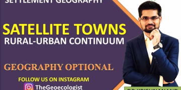 Satellite Towns-Satellite City- Rural Urban Continuum- UPSC