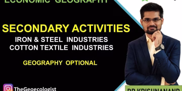 Secondary Activities (Manufacturing)-Economic Geography-UPSC