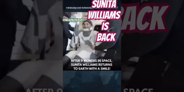 Sunita Williams is back from space #sunitawilliams #butchwilmore #nasa #viralvideo #shorts