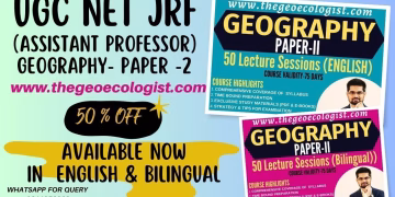 UGC NET JRF-Geography Paper 2-Online Course-TheGeoecologist