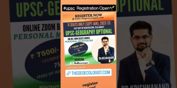 UPSC- geography optional course- geoecologist #shorts