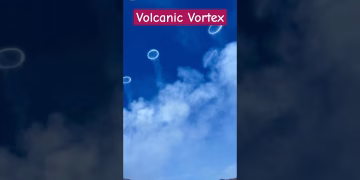 Volcanic Vortex Rings- Mount Etna #italy #viral #shorts