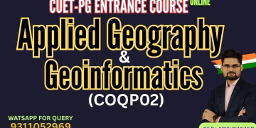 Applied Geography & Geoinformatics(COQPO2)-Online Course by TheGeoecologist