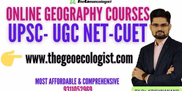 Best Geography Online Course for #UPSC #UGCNET #CUETentrance | TheGeoecologist