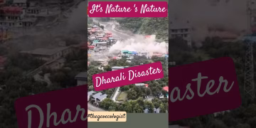 Dharali Village - Cloud Burst #uttarkashi  #dharali #cloudburst #shorts