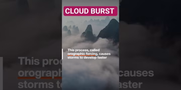 How cloud burst happens #worldeconomicforum #cloudburst #shorts