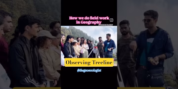 Observing Treeline and landforms at #moilatop #chakrata #thegeoecologist #shorts