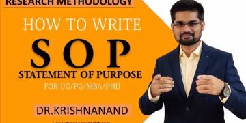 HOW TO WRITE STATEMENT OF PURPOSE (SOP) | FOR UG/PG/MBA/PHD| BY Dr.Krishnanand
